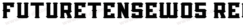 FutureTenseW05 Regul字体转换
